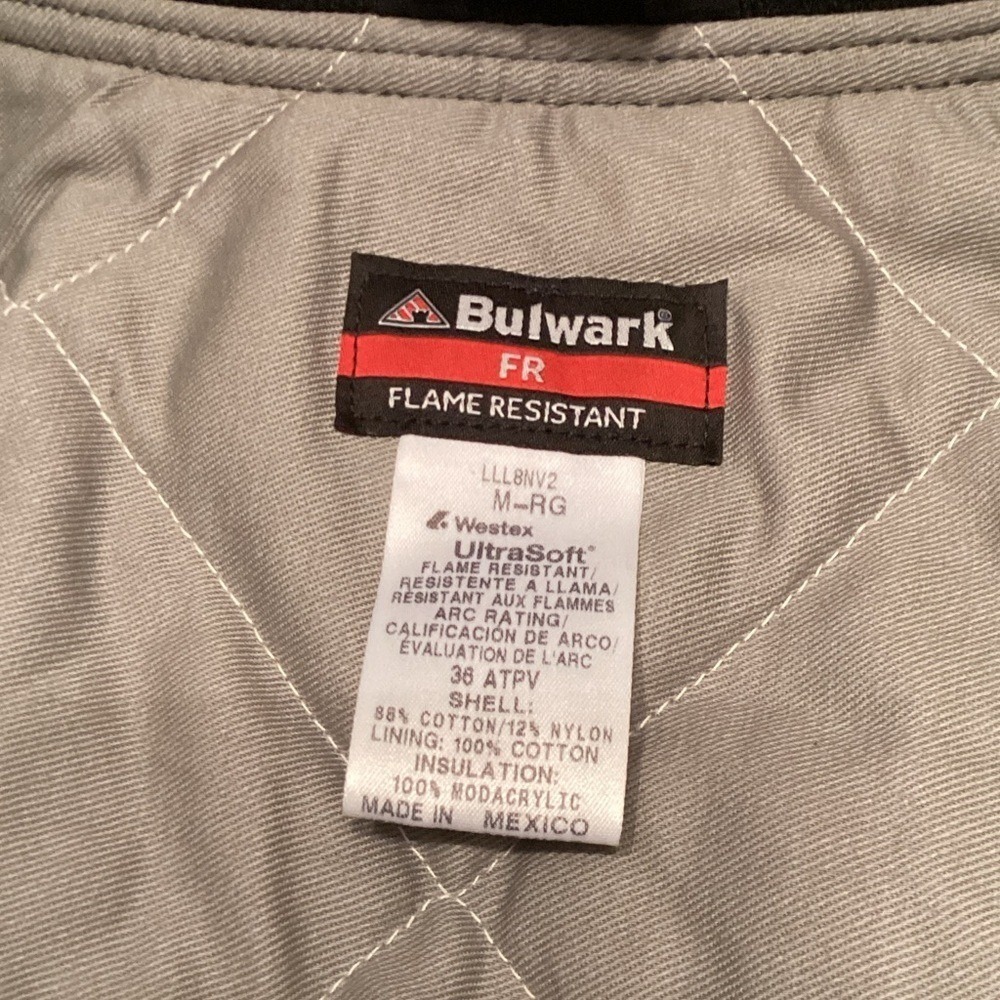 Bulwark Men's Black Bomber Jacket - Picture 4 of 8